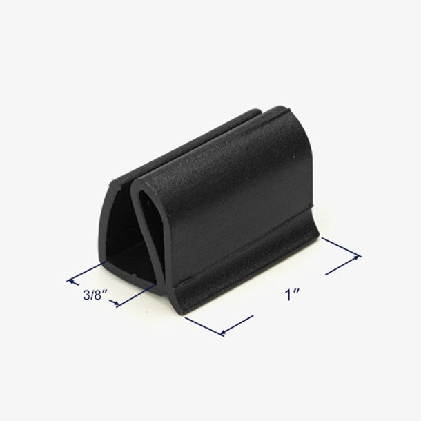 Slip-on Plastic Retainer Clip 3/8" or 7/16"