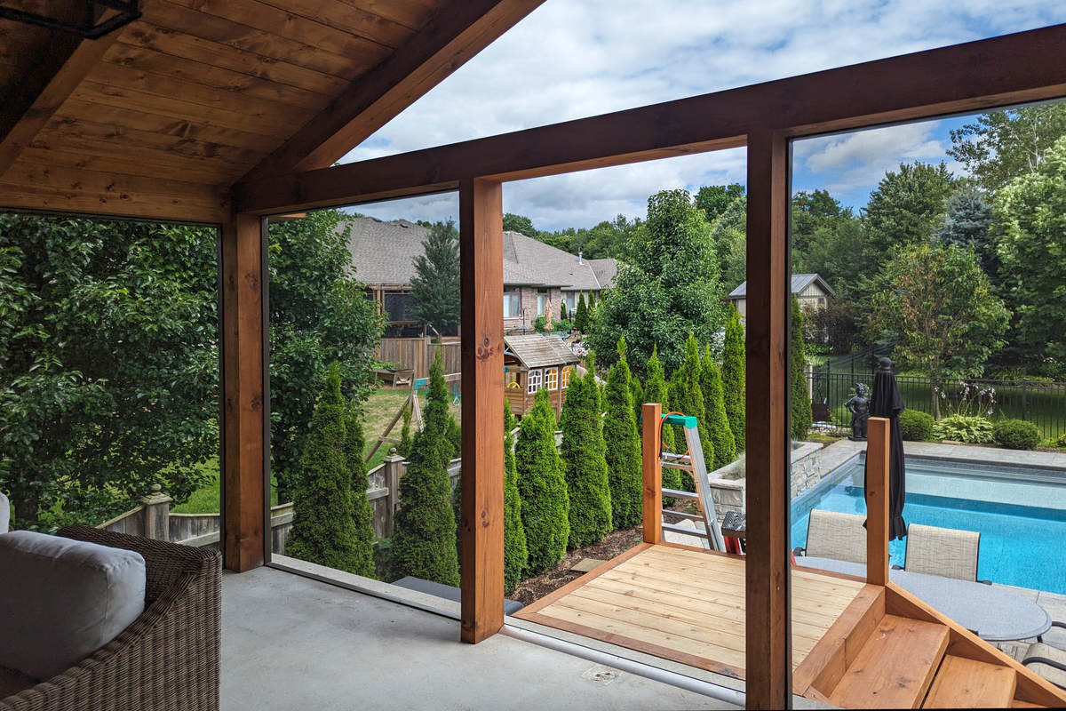 Dann's Screens and More screen door, window screen or porch screen-in project in London Ontario region.