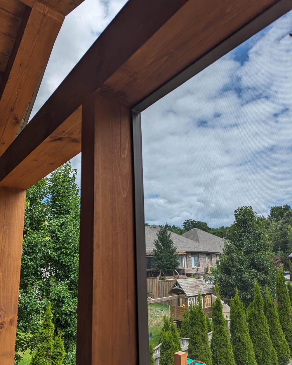 Dann's Screens and More screen door, window screen or porch screen-in project in London Ontario region.