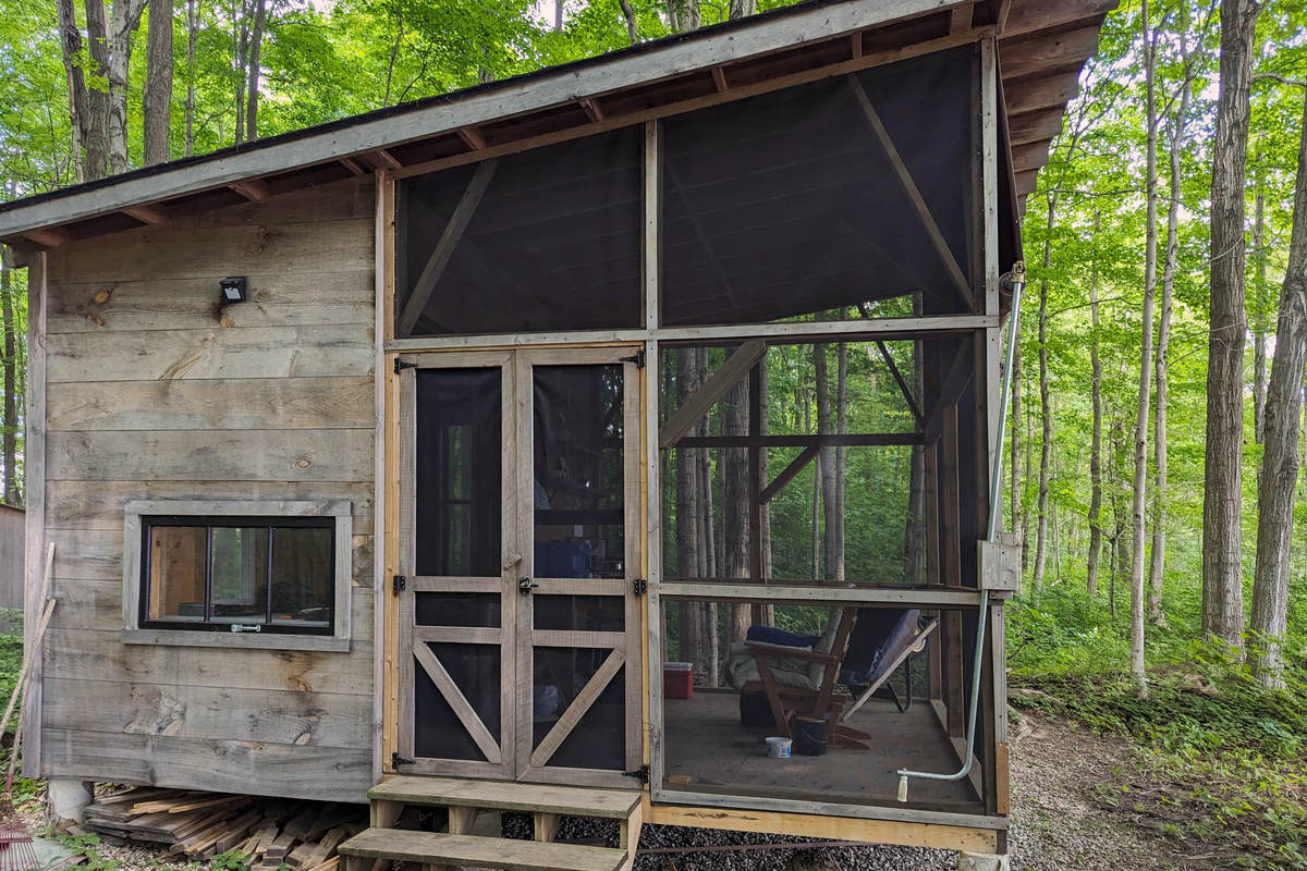 Dann's Screens and More screen door, window screen or porch screen-in project in London Ontario region.