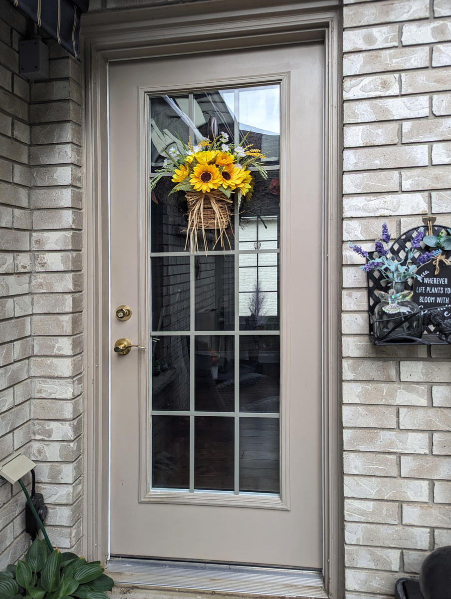 Mirage retractable screen door installation by Dann's Screens and More in and around London, Ontario and Lucan region